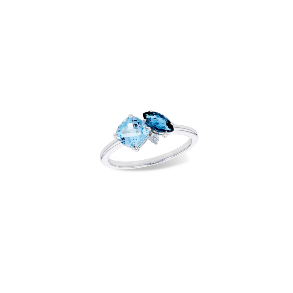 14K Blue Skies Ring
