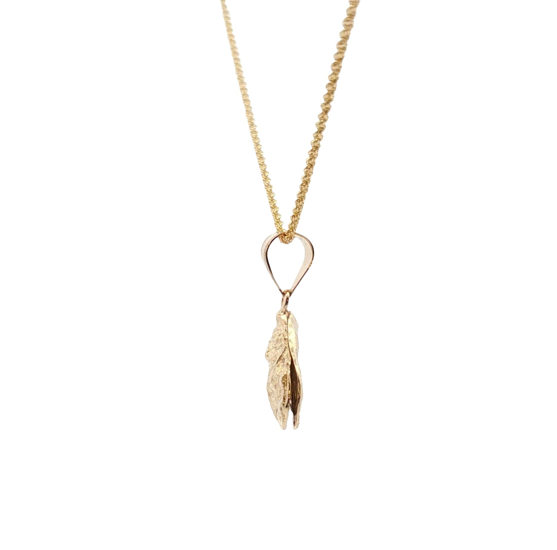 14K 3D Oyster Necklace