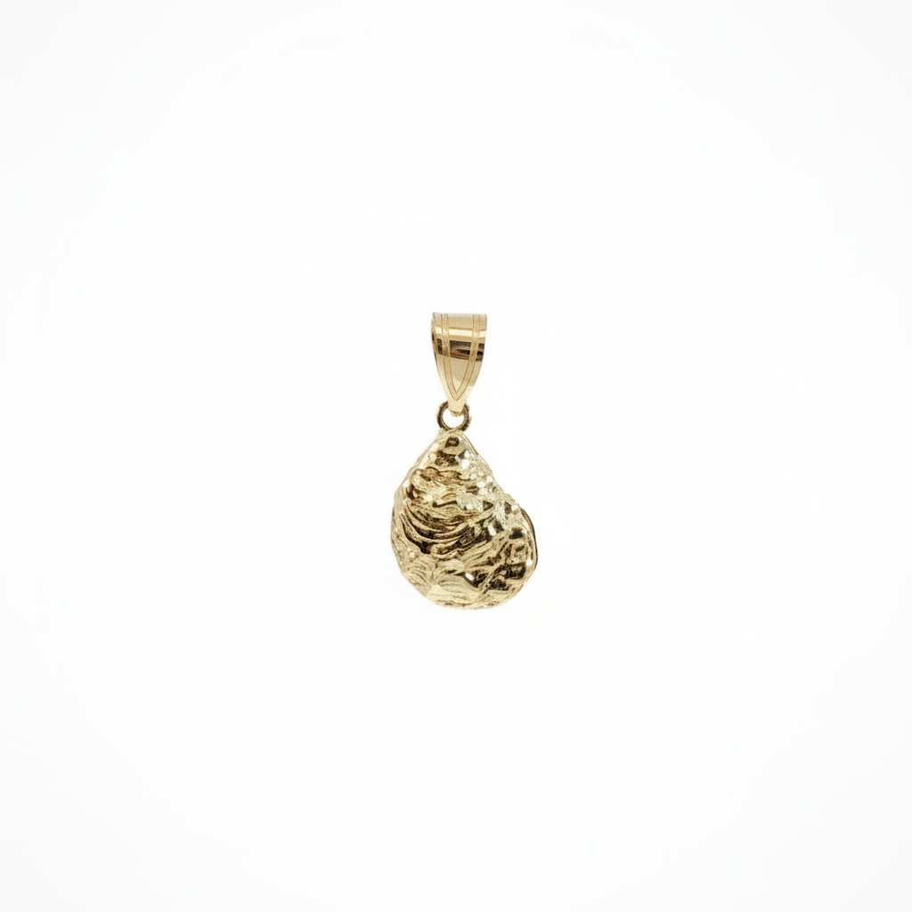 14K 3D Oyster Necklace