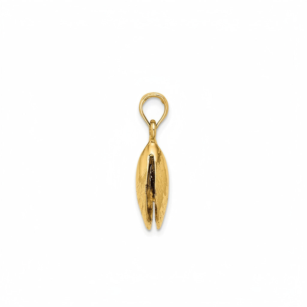 14K 3-D Mussel Necklace