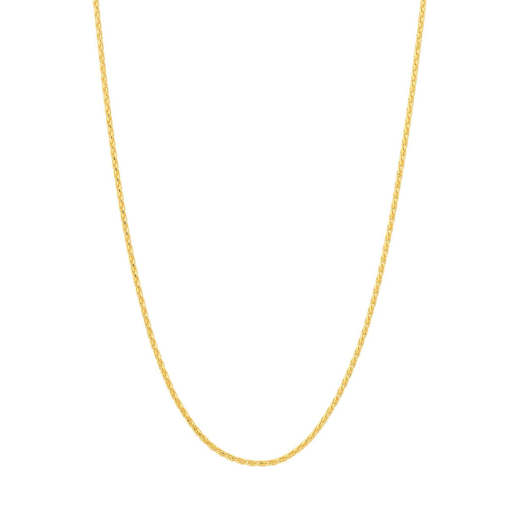 1.05 mm 14K Diamond Cut Wheat Chain