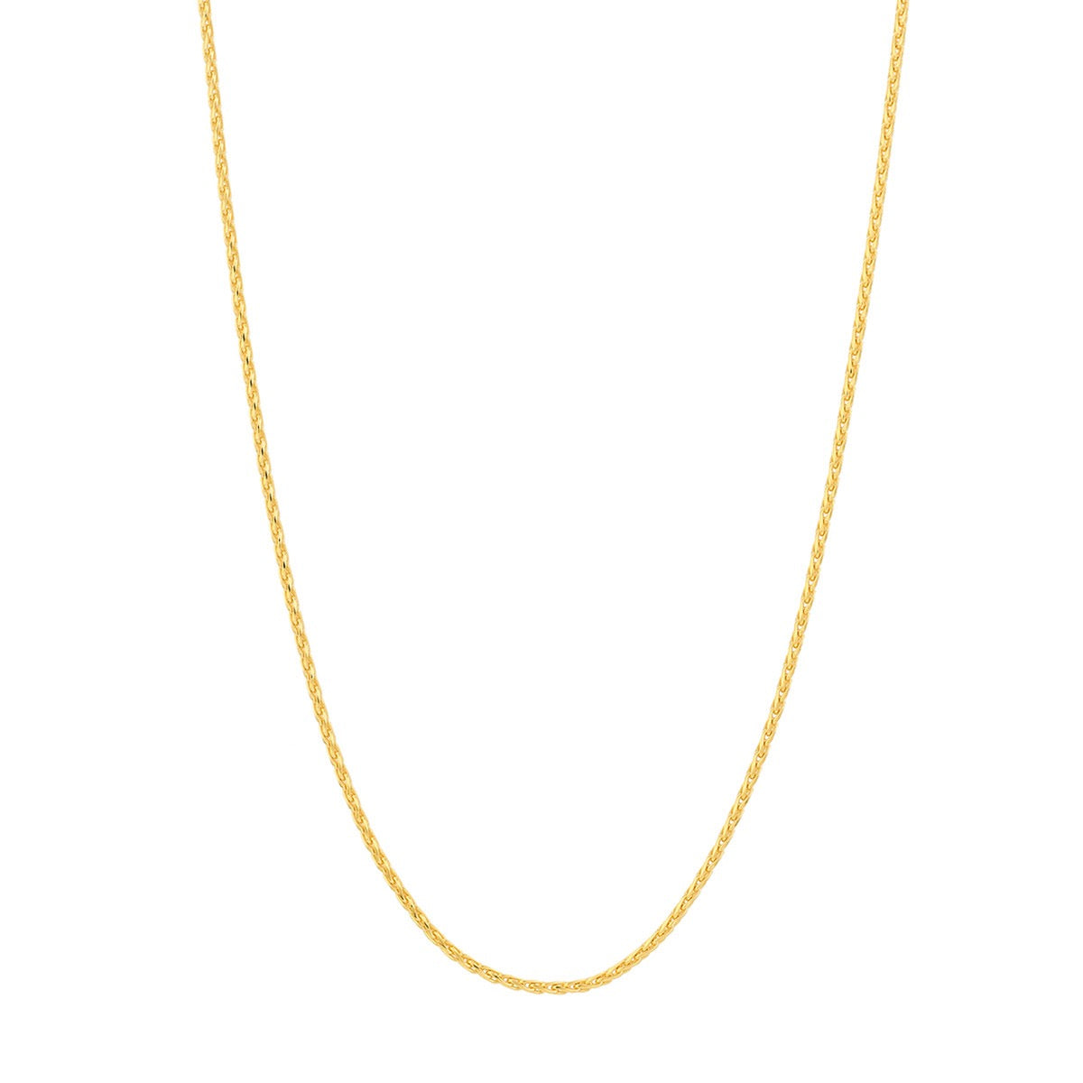 1.05 mm 14K Diamond Cut Wheat Chain