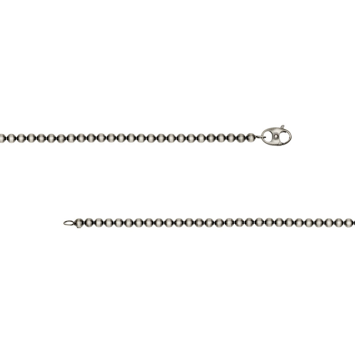 Beaded Mariner Lock Chain Bracelet