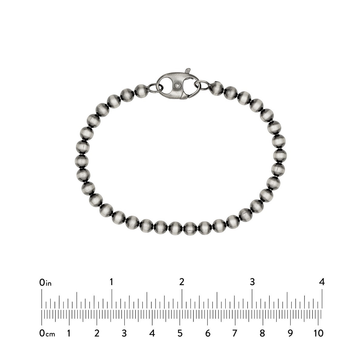 Beaded Mariner Lock Chain Bracelet