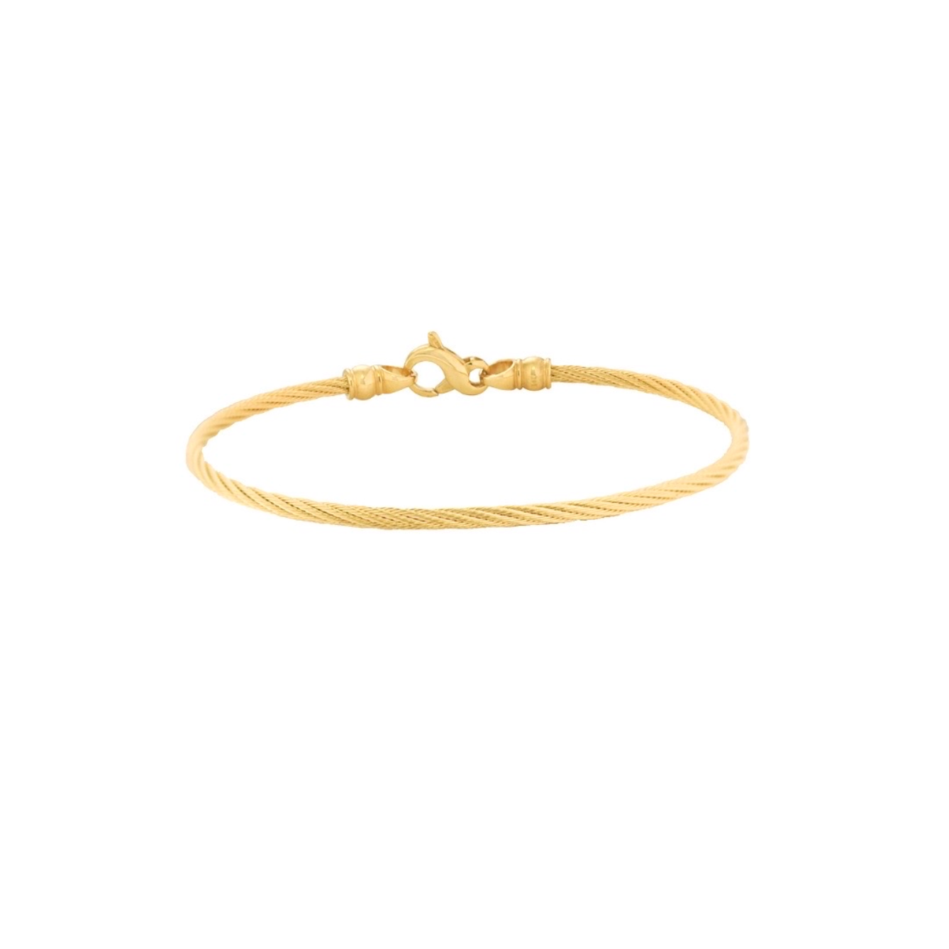 14K Mariner's Single Cable Bracelet