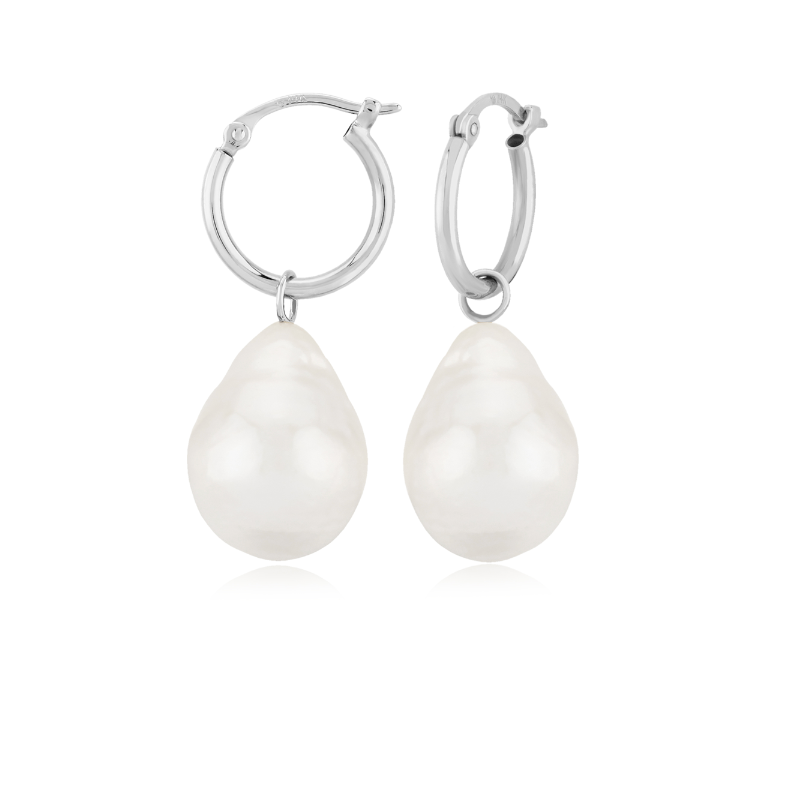 14K Baroque Pearl Drop Earring